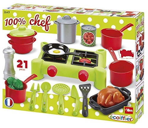 Игровой набор – Плита с продуктами Chef. 21 предмет  